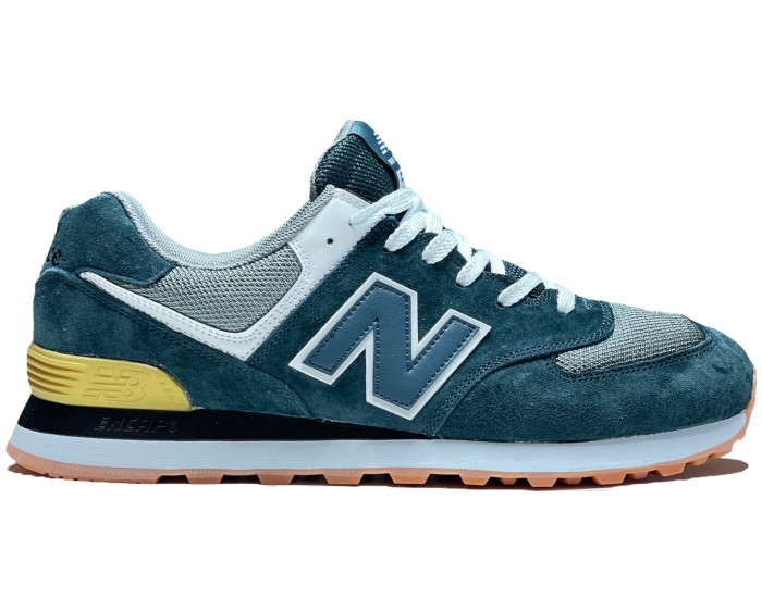 New Balance 574 Obsidian Blue/Grey/White мужские