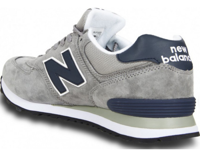 New Balance 574 Серые с синим мужские