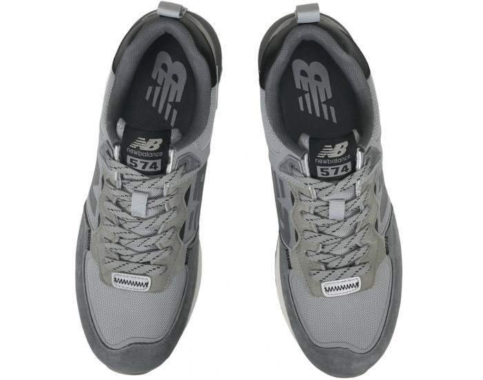 New Balance 574 Suede Gray and Silver 